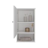 Bathbi 28" tall Medicine Cabinet with Two interior Shelves and One open Shelf B070P234326