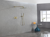 Shower System, Wall Mounted Shower Faucet Set for Bathroom with High Pressure 10" Stainless Steel W2287P182583