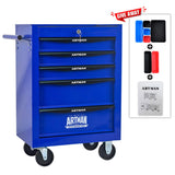 Rolling Metal Tool Chest with 5 Drawers, 20" 5-Drawer Tool Chest Cabinet with Ball Bearing Drawer W1102P298215