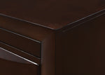 ZUN 1Pc Contemporary 5 Drawer Chest Brown Finish Solid Wood Wooden Bedroom Furniture B011P216684