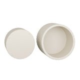 Stylish and Minimalist Nesting Coffee Table Set with Honeycomb Design, Modern Round Coffee Table, W757P206008