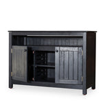 ZUN Eucalyptus Sideboard, Espresso B046104520