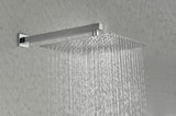 ZUN Shower Set System Bathroom Luxury Rain Mixer Shower Combo Set Wall Mounted Rainfall Shower Head W2287P182591