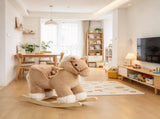 Plush Rocking Horse with Seat Belt & Realistic Sound, Ride-On Rocker for Toddlers Ages 1836 Months, 10773239