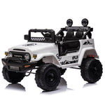 ZUN Licensed TOYOTA FJ Cruiser,12V Kids ride on car 2.4G W/Parents Remote Control,electric car for W1396107514