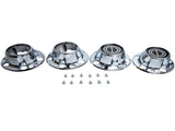 4 Pcs Chrome Wheel Hub Cap Center Cover Fit For Ford Bronco Fit For Ford F150 Truck 07859420