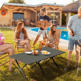 Folding Camping Table Portable Picnic Table, Lightweight Roll up Side Table Outdoor Camp Table for 21644052
