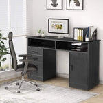 ZUN [Old code:15411176]General Style Modern P2 15MM Chipboard Computer Desk White 06965551