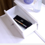 With Light Bulb Single Mirror 5 Drawer Dressing Table White 51281563