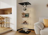 Tempered Glass Display Cabinet,Wine Cabinet,storage Cabinet,File Cabinet,with Battery-powered paipai W3155P268117