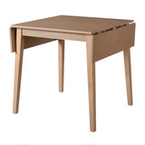 29"- 45" Extendable Dining Table for 4, Folding Kitchen Table with Rubberwood Legs, Space-Saving N752P216387A