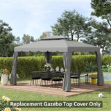 ZUN Gazebo Replacement Canopy -AS （Prohibited by WalMart） 09242829