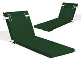 Outdoor Chaise Lounge Cushion, 72 in. x 21 in. x 3 in. Waterproof Fade-Resistant Patio Chair Pad for 20862623