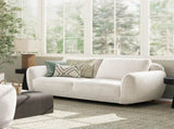 Sharon 84" Puffy Arm Sofa, Alpaca Off-White Chenille B2719P238353