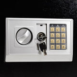 ZUN E50EA Home Business Security Keypad Lock Electronic Digital Steel Safe Black Box & Silver Gray 64761523