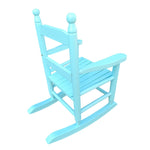 ZUN Children's rocking light Light Blue chair- Indoor or Outdoor -Suitable for kids-Durable 91426325