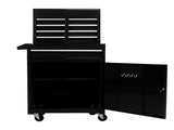 Rolling Tool Chest, 5-Drawer Tool Box Organizer w/Lockable Wheels Sliding Drawers Detachable Top W110265907