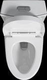 ZUN 1.1/1.6 GPF Dual Flush 1-Piece Elongated Toilet with Soft-Close Seat - Gloss White, Water-Saving, W1920P171830