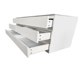 6 Drawer Double Dresser for Bedroom Living Room Hallway,white 29398400