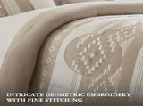 5-Piece King Comforter 5pcs Set,Taupe B035P408735