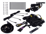 UTV Turn Signal Kit w/ 110D Horn Street Legal Rocker Switch Triangle LED Lights Replacement for 03392004
