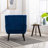 Modern Soft Velvet Material Ergonomics Accent Chair Living Room Chair Bedroom Chair Home Chair With W676P313964