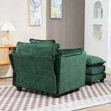55.32*39.76" Oversized Sofa Indoor,Portable ottoman,Boucle Single Sofa Bed with Wider seat,Double W2715P269753