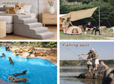 5-Step Dog Stairs Steps for High Bed, Pet Steps for Small Dogs and Cats, Non-Slip Removable Washable 93679291