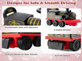 Sturdy PP 2 in 1 Track Ride On Train, 7.2FT Circular Track Easy Assembly Ideal Gift for 3 Kids 85520445