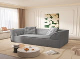 3-in-1 Convertible Sofa Bed, 79.5" Modern Deep Seat Couch with 2 Pillows, 3-Seater Sofa, Sparkling W3219P369308