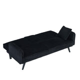 Minimalist style, straight-line corduroy sofa suitable for sitting and lying in the living room and W1658P251975