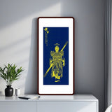 WukongTayin Energy Painting Chinese traditional Painting wall art, wood framed for home living room, 60872179