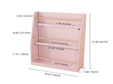 3 Tier Kids Book Shelf,Kids Book Rack, Helps Keep Bedrooms, Playrooms, and Classrooms Organized,Pink 24800855