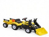 Ride-On Construction Vehicle Toy Kids Bulldozer/Excavator with Real Dirt Bucket, 6 Wheels & Cargo 93221001