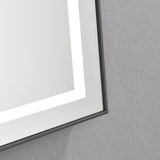 40 x 24 Inch LED Bathroom Mirror with Front and Backlight, Wall Mounted Vanity Mirror with Aluminum W2287P309232