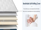 Twin Size Mattress,12 Inch Hybrid Mattress, Individually Pocketed Innerspring, Medium Firm T3962P406342