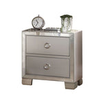 ZUN Platinum 2-Drawer Nightstand B062P209016