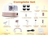 9 in 1 Pet Grooming Vacuum Kit with Hair Dryer, 600W 17kPa Suction 3 Adjustable Suction Modes 13757836