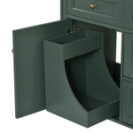 ZUN 30'' Bathroom Vanity without Top Sink, Modern Bathroom Storage Cabinet with 2s and a Tip-out N710P172014F