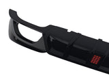 Rear Diffuser Lip W/ LED Light fit for 2019-2022 BMW 3 Series G20 G21 330i M Sport 76304546