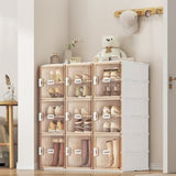 A row of four-layer foldable and stackable multi-size shoe racks is easy to assemble, with high 28928868