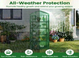 Green 5-Tier Mini Greenhouse with PE Grid Cover, Tool-Free Assembly Portable Grow Tent for Indoor 52136707