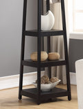 ZUN Vassen Coat Rack w/ 3-Tier Storage Shelves in Black Finish T2574P164223