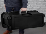 (2 pack)22 Gallon Large Wheeled , Heavy Duty Plastic Storage Trunk Container, Lockable with Wheels 25427141