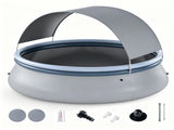 94.5 x 55.5 Large Capacity Outdoor Inflatable with Sunshade Tent, TearResistant PVC BlowUp 94890103