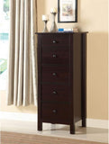 Transitional Espresso Compact Design 5-Drawer Chest Bedroom / Small Living Space Chest of drawers B011P163369