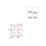 ZUN Duma 21.1" H x 19.7" W Mirror Medicine Cabinet, One door with Four interior Shelves for Bathroom, B200P240245