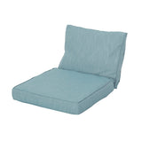 HONOLULU CLUB CHAIR CUSHION SET, BACK CUSHION AND SEAT CUSHION, TEAL, SET OF 1, N775P270243T
