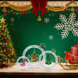 Set of 3 Lighted Iridescent Cut-out Light Bulb Christmas Decorations, Pre-lit Holiday Decor with 295 76777276