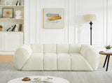 Chenille Pure Foam Sofa, Quilted Cloud Sofa, Deep-Seat Chenille Pure Foam Sofa, Comfortable W834P442225